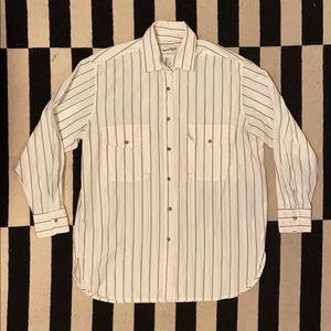 Gold & Green Stripe Diane Von Furstenberg Bouse